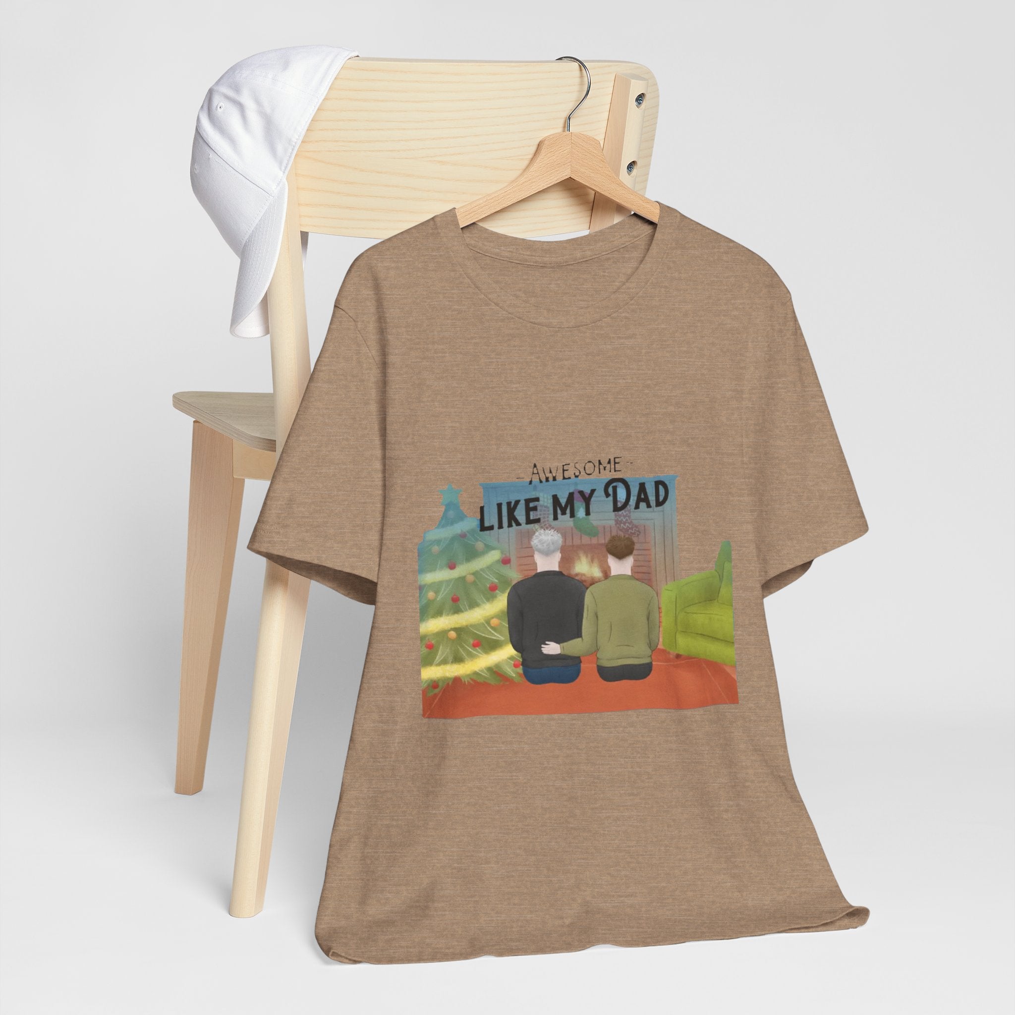 Awesome Like my Dad | Unisex Tri-Blend Crew Tee